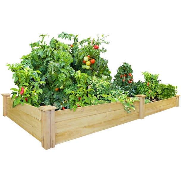 Greenes Fence Cedar Raised Garden Bed Multiple Sizes Walmart Com Walmart Com