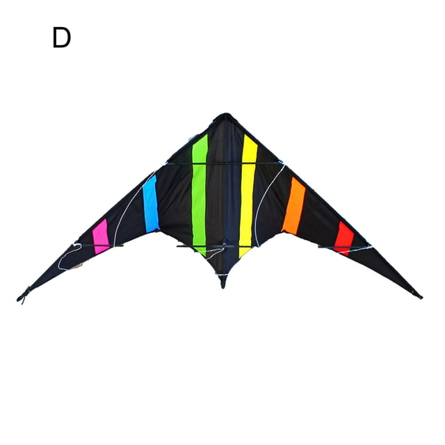 Trayknick Kite Colorful Large Sound 1.2M Triangle Stunt Kite for Playing
