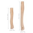 thumbnail image 2 of Phenofice 2pcs Axes Wood Handle Khaki Grip For Chopping And Camping Outdoor Activities, 2 of 8