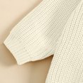 thumbnail image 5 of SUXIAN Boys Christmas Sweater Alphabet Embroidery Fashion Pullover for Autumn Winter Holiday Casual Personality Wear White 0-3 Months, 5 of 8