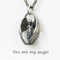 thumbnail image 5 of Guardian Angel Necklace for Women Stainless Steel Classic Seraph Angle Wing Prayer Amulet Pendant Jewelry Gift, 5 of 9