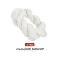 thumbnail image 3 of Uxcell 11Ft Cheesecloth Table Runner 35 x 134 Inch Rustic Gauze Tablecloth, White, 3 of 6