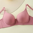 thumbnail image 4 of Oksale Push Up Underwire Bras for Women Sexy Deep Plunge Minimizer Bra High Supportive Adjustable Strap Breathable Bralettes Pink M, 4 of 10