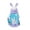 Purple, variant on Purple Portable Water Bottle With Rabbit Ears Design And Leak-Proof Straw 9X3 Inches