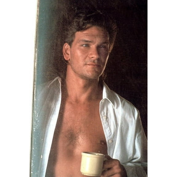 Patrick Swayze Stunning Open Shirt 24X36 Poster