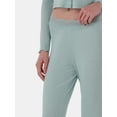 thumbnail image 4 of No Boundaries Rib Sleep Pants, Women's and Women's Plus, 4 of 5
