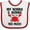 White and Red, variant on Inktastic My Nonna and Nonno Love Me Boys or Girls Baby Bib