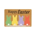 thumbnail image 1 of Ohufall Rabbit Pattern Easter Welcome Mat Absorbent Non Slip Doormat Indoor Outdoor Easter Decor For Entryway, 1 of 6