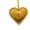 Yellow, variant on Handmade Beaded Heart Ornament, 2D Timeless Friendship Keepsake, Heart-Shaped Ornament, Handmade Decor for Best Friends, Sisters, and Lover, Christmas Ornament Gift