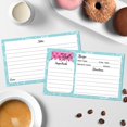 thumbnail image 3 of 321Done Tarjetas De Recetas Pequeñas De 3 X 5 (Juego De 50) – Mason Jar – Cartulina Gruesa De Doble Cara Premium – Hecho En Estados Unidos – Notas Rústicas De Color Rosa Y Verde Azulado De, 3 of 5
