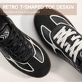 thumbnail image 4 of Ecetana Women's Comfortable Lace-Up Walking Sneakers Non-Slip Casual Fashion Shoes for Everyday Wear, 4 of 10