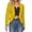 Yellow, variant on Women Slim Fit Crop Cardigan Long Sleeve Side Zipper Fashion Open Front Premium Elegant Casual Office Cropped Blazer