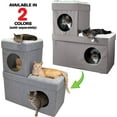 thumbnail image 4 of Kitty City Folding Cat Condo (Tan), 4 of 7