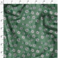 thumbnail image 3 of Soimoi Poly Canvas Green Fabric By the Yard - 56 Inch Wide - Leaves & Blossom Flower Floral Textile - Graceful and Botanical Patterns for Various Uses Printed Fabric, 3 of 6