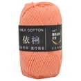 thumbnail image 5 of 1 PCS Soft Cotton Yarn Skeins For DIY Doll Sweater Hats Scarf Shawl,for Diy Knitting Soft Milk Cotton Skeins Craft Versatile for Doll Sweater Hats Scarf Shawl Projects, 1 Roll of Yarn(White,0.078"), 5 of 5