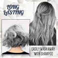 thumbnail image 5 of Silver Gray White Hair Color Wax Pomades 1oz Natural Hair Coloring Wax Cosplay, 5 of 5