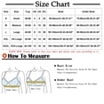 thumbnail image 3 of Women'S Bras No Underwire Women's Loose and Comfortable Bra Casual Front Button Shaping Cup Shoulder Strap Underwire Bra Plus Size Extra-Elastic Wirefree Strapless Bras for Women Push up, 3 of 3