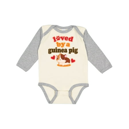 

Inktastic Guinea Pig Pet Owner Gift Baby Boy or Baby Girl Long Sleeve Bodysuit