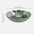 thumbnail image 2 of Plato de fruta con forma de pétalo, plato decorativo for el hogar, lavavajillas, plato de aperitivos, plato de caramelo, plato de fruta, verde, 2 of 6