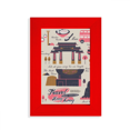 thumbnail image 1 of Hong Kong Voyage Chine Célèbre Image Affichage Art Cadre Photo Rouge, 1 of 4