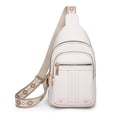 thumbnail image 1 of Men Messenger Bag Fashionable New Pattern Solid Color Layer Large Capacity Zipper Casual Chest Bag Shoulder Tote Bag, 1 of 2