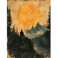 thumbnail image 1 of Qisvanset Framed Canvas Wall Art 12x16 Inch Lord's Prayer Vintage Landscape Religious Wall Art, 1 of 5
