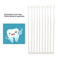 thumbnail image 3 of Cepillo de materiales dentales aplicador dental aplicador de adhesivo dental punta adhesiva dental punta del aplicador de la corona del diente 100 piezas Aplicador de cepillo de ANGGREK  Otros, 3 of 8