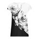 thumbnail image 4 of ICHUANYI Clearance Women Summer V-neck Floral Print T- Button Comfortable Female Blouses Tops(Black, XL) ICHUANYI WER2023081116410, 4 of 5