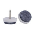 thumbnail image 3 of Viccilley Almohadilla de Fieltro para Piso - 20 Unids/Set 20mm Fieltro de Piso para Muebles Almohadilla para uñas Silla Protector de Fieltro para Patas de Mesa(Blanco), 3 of 6