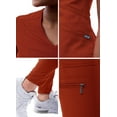 thumbnail image 5 of Adar Pro Modern Athletic Scrub Set For Women - Modern V-Neck Scrub Top & Yoga Jogger Scrub Pants, 5 of 7