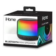 iHome Bluetooth Mini Speaker, Rechargeable, Color-Changing Light Effects
