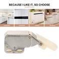 thumbnail image 3 of Miangastore 5pcs Home Self-Locking Spring Buckle Push-in Touch Lock Self-Locking Hinge, 3 of 8