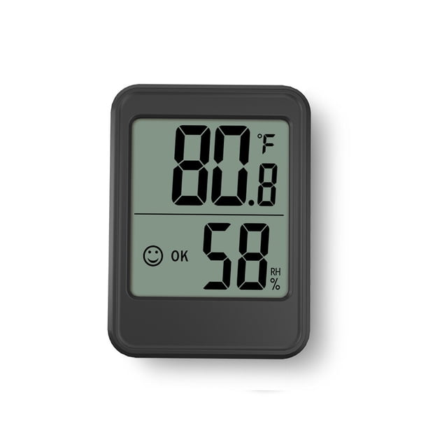 Bewildely Termómetro digital Temperatura del hogar interior Medidor alimentado por Medidor de humedad de la planta Dispositivo de sala Type3 NO3