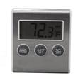 thumbnail image 4 of White 63 Digital Refrigerator Thermometer - Battery Not Included, with Memory Function, ℃/℉ Switchable, Compact ABS Fridge/Freezer/Cold Storage Thermometer that Stands, Hangs or Adsorbs, Ideal for, 4 of 7