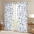 Aircraft Darkening Dreapes Kids Airplane Print Curtains for Bedroom ...