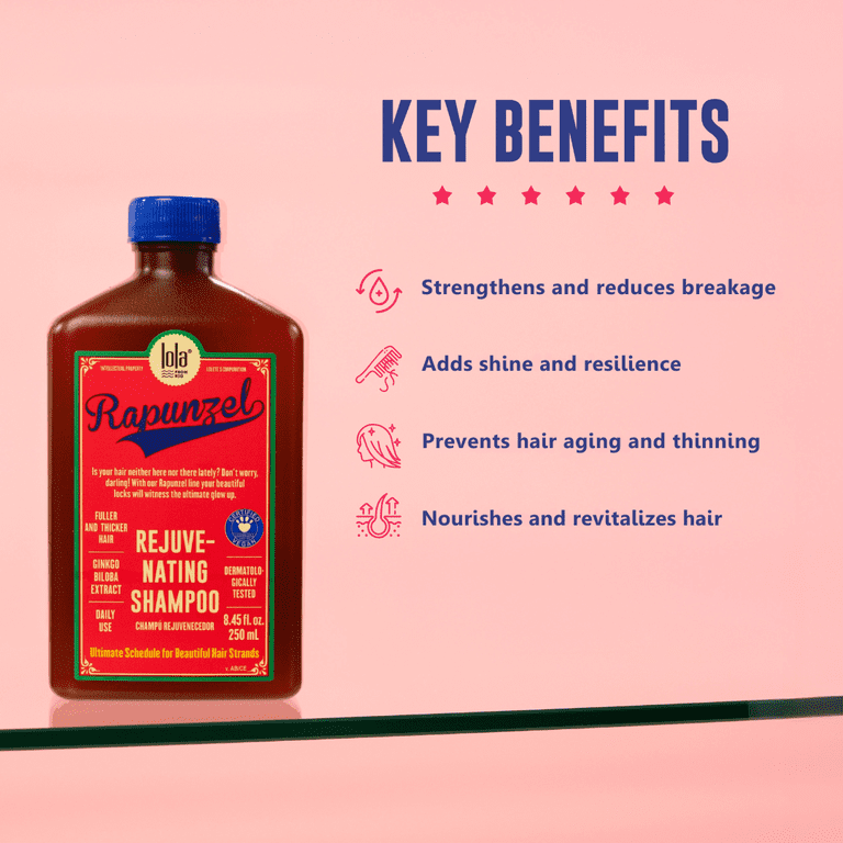 Lola From Rio Rapunzel Rejuvenating Shampoo, 8.45 fl oz photo 3
