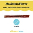 thumbnail image 3 of Beef Gullet Sticks for Dogs (6 Inch - 12 Pack) - All Natural Grass-Fed Beef Dog Chews, Rich in Glucosamine Chondroitin for Joint Health, Single Ingredient No Rawhide Dog Treats, 3 of 7