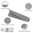 thumbnail image 2 of Alfombrilla para secar platos de múltiples usos, fácil de limpiar, ecológica, resistente al calor, de silicona para encimera de cocina, color gris A, 2 of 6