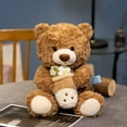 thumbnail image 6 of SPOORYYO Milk Tea Bear Plush Toy, Super Soft Stuffed Animal Doll for Anxiety Relief, Cute Birthday Christmas Gift, 6 of 6