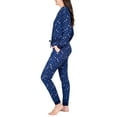 thumbnail image 2 of Blis Women's and Women's Plus Sleep Long Sleeve Pajama Jogger Set, 2 of 3