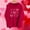 a04_Red, variant on Elvqul Womens Sweatshirts Plus Size Pullover Hoodies Shirts Holiday Valentines Oversized Graphic Sweatshirts for Women Loose