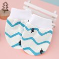 thumbnail image 3 of Baby No Scratch Mittens, Adjustable Newborn Baby Mittens, 100% Cotton Handsocks No-Scratch Protective Cotton Newborn Baby Caps Mittens for Baby, 3 of 8