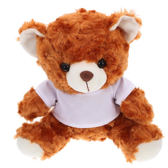 Phenofice Hugging Stuffed Animal Plush Bear White Gift for Children 1Pack