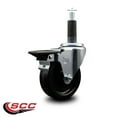 thumbnail image 2 of 4 Inch Phenolic Swivel 1 Inch Expanding Stem Caster with Brake SCC, 2 of 2