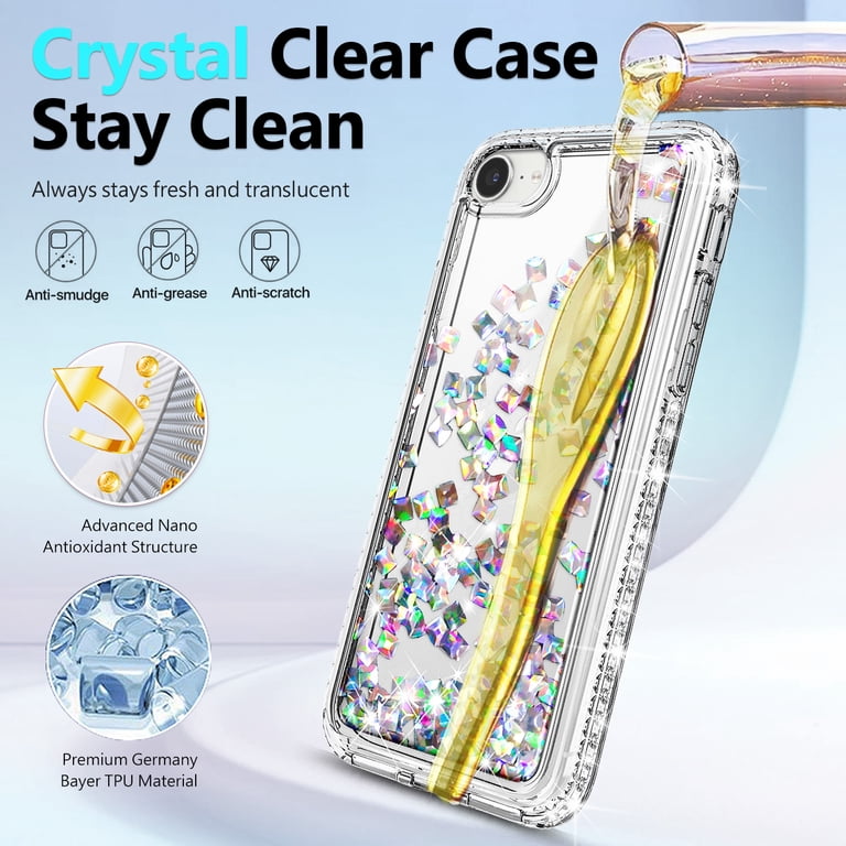 Nagebee Glitter Liquid Case for iPhone SE & iPhone 6/7/8 photo 5