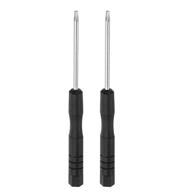 Mini Torx Destornillador, T6 Estrella Cabeza para Reloj Lentes Electrónica Reparación, 2uds