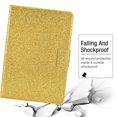 thumbnail image 5 of Dteck Case for Amazon Kindle Fire HD8 10th Generation / HD8 Plus (2020) 8-inch,Magnetic Bling Glitter PU Leather Card Holder Wallet Folio Kickstand Shockproof Cover, Gold, 5 of 6