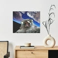 thumbnail image 6 of Picia Astronaut in Outer Space Pattern Decorative Picture – Unique Wall Art, Modern Canvas Print for Trendy Interiors (Horizontal), 6 of 6