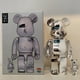 thumbnail image 1 of Figura de regalo coleccionable de Bearbrick 400%+100% HajimeSorayama 2G, estilo robot de 28 pulgadas de altura, 1 of 9