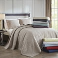 thumbnail image 2 of Regency Heights Quebec 3 Piece Bedspread Set Lightweight Reversible Bedding Set, Queen, Gray, 2 of 14